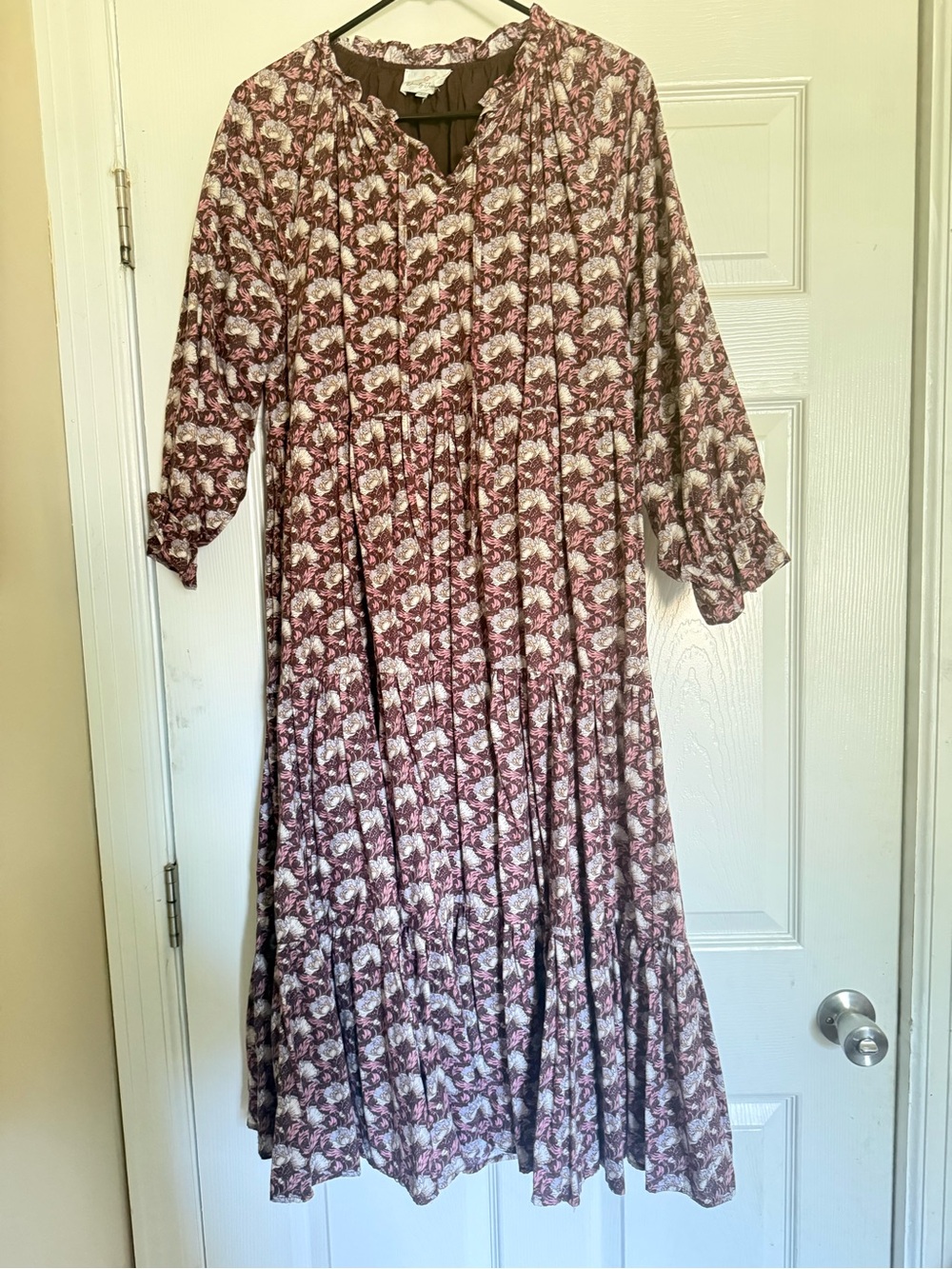 Dainty Jewells Mauve Pink Floral Maxi Dress